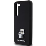 Karl Lagerfeld KLHCS24MSMHKCNPK S24+S926 hardcase black Silicone Karl&Choupette Metal Pin - imagine 6