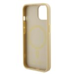 Guess GUHMP15SPSAHMCB iPhone 15 / 14 / 13 6.1" gold hardcase Saffiano MagSafe - imagine 6