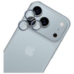 Camera lens protection 3MK HARDY Lens Protection Pro for Apple iPhone 17 Pro / 17 Pro Max grey - imagine 5