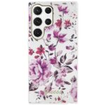 Guess GUHCS23LHCFWST S23 Ultra S918 white hardcase Flower Collection - imagine 3