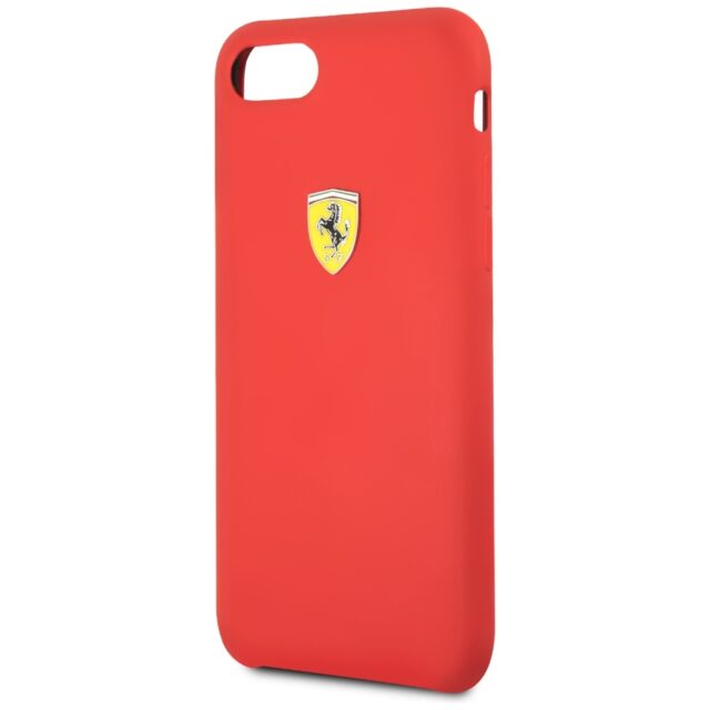 Ferrari Hardcase FESSIHCI8RE iPhone 7/8/ SE2020 red Silicone - imagine 3