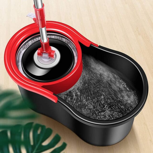 Extralink Rotating Spin Mop, 360 Spin Turbo 3-in-1 + 2 Mop Heads - imagine 6