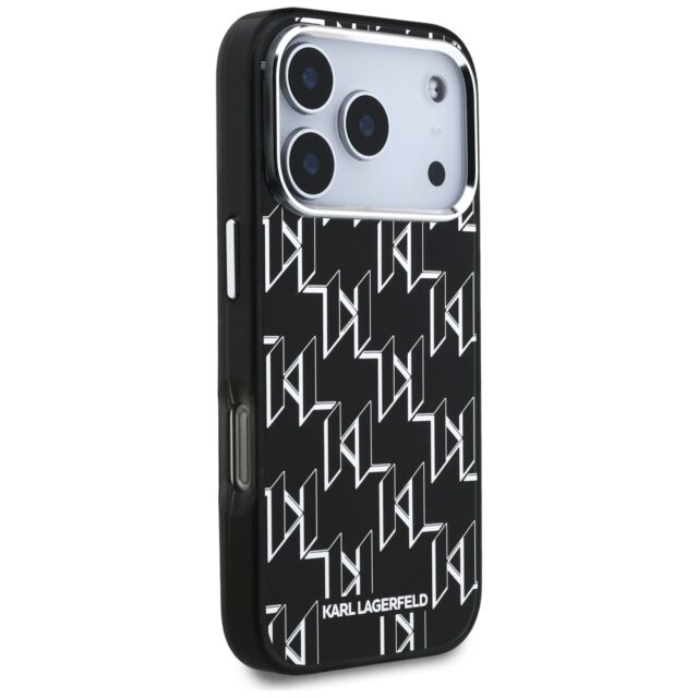 Karl Lagerfeld IML KL Monogram MagSafe Case for iPhone 17 Pro Black - imagine 4