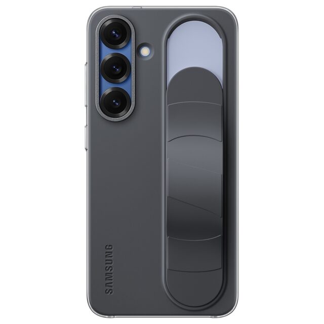 Samsung Standing Grip case for Galaxy S25+ black - imagine 3