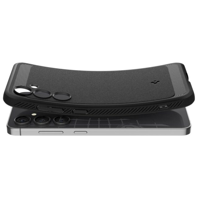 Spigen Rugged Armor Case for Samsung Galaxy S24 FE Black - imagine 5