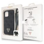 Guess GUHCP12MP4TDSCPK iPhone 12 / 12 Pro 6.1" black hardcase Crossbody 4G Metal Logo - imagine 9