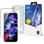 Szkło hartowane 3MK HardGlass Max         z aplikatorem do Apple iPhone 16 Pro/17