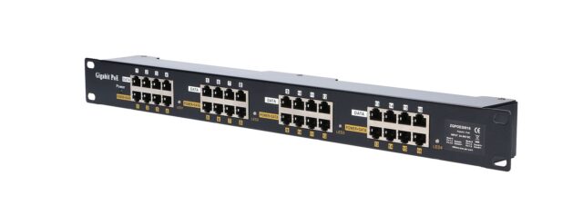 Extralink 16 Port | Gigabit PoE Injector | 16x 1000Mb/s RJ45, Rackmount - imagine 4