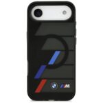 BMW M IML Metal Buttons Tricolor Lines MagSafe Case for iPhone Air Black - imagine 3