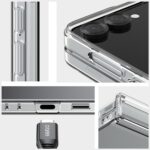 Case Araree Nukin 360 for Samsung Galaxy  Z Flip7 transparent - imagine 2