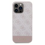 Guess GUHCP14LG4GLPI iPhone 14 Pro 6,1" pink hard case 4G Stripe Collection - imagine 3