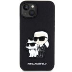 Karl Lagerfeld KLHCP14SSANKCPK iPhone 14/ 15 / 13 6.1" hardcase black Saffiano Karl & Choupet - imagine 3