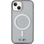 BMW BMHMP15SHCRS iPhone 15 / 14 / 13 6.1" transparent hardcase Silver Ring MagSafe - imagine 3