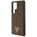 Case Guess Grained Hot Stamp Peony Pattern Triangle Logo MagSafe forSamsung Galaxy S25 Ultra b - imagine 6