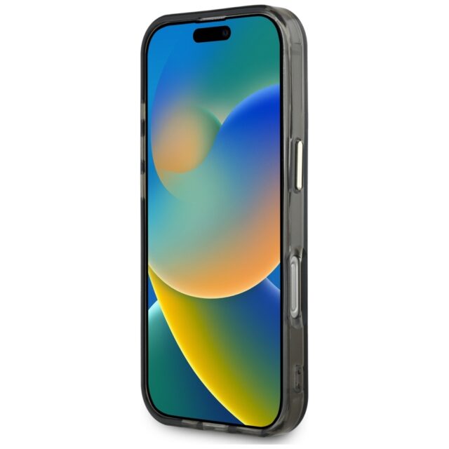 Case Guess IML Metal Mountain Logo MagSafe for iPhone 16 Pro black - imagine 5