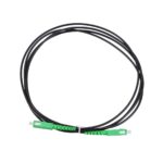 Extralink SC/APC-SC/APC Black | Patchcord | Single mode, Simplex, 3mm, G.652.D, 1m