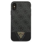 Guess GUHCPXPU4GHBK iPhone X/Xs grey hardcase 4G Triangle Collection - imagine 3