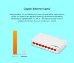 Totolink S808G | Switch | 8x RJ45 1000Mb/s Gigabit, Desktop - imagine 6