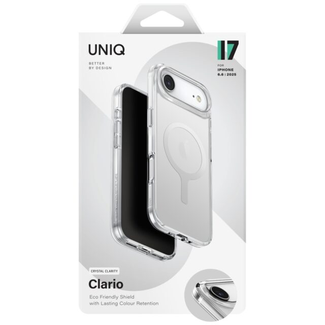 UNIQ Clario Case for iPhone Air Magclick Charging Transparent - imagine 6
