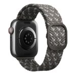 UNIQ Aspen Strap Apple Watch 44/42/45 mm Series 1/2/3/4/5/6/7/8/SE/SE2/SE3 Braided DE pebble grey - imagine 2