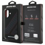 AMG AMHMP16S2SCFR iPhone 16 6,1" black hardcase Checkered Flag Pattern MagSafe - imagine 8