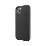 Diesel Moulded Case Premium LeatherWrap iPhone 12 Pro Max czarny/black 42517 - imagine 3