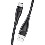 USAMS Braided U41 USB-C Cable 3m 2A black SJ398USB01 (US-SJ398) Fast Charger