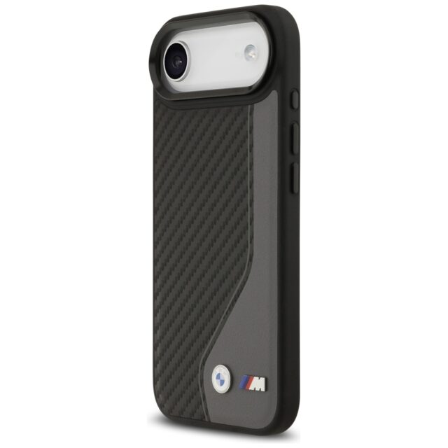 Case BMW M Carbon Logo MagSafe for iPhone 17 Air anthracite - imagine 2