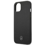 Mercedes MEHCP13MDELBK iPhone 13 / 14 / 15 6,1"black hardcase Leather Perforated - imagine 6