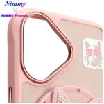 Nimmy Glasses Cool Cat MagSafe case for iPhone 16 pink - imagine 10