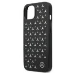 Mercedes MEHCP13SESPBK iPhone 13 mini 5,4" black hardcase Silver Stars Pattern - imagine 6