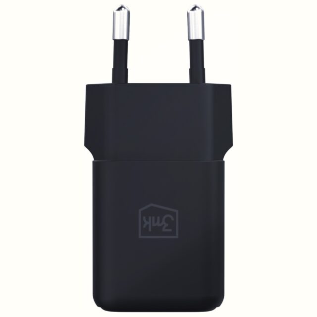 Wall charger 3MK Hyper GaN Charger 20W 1xUSB-A 1XUSB-C PD QC4+ black - imagine 4