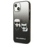 Karl Lagerfeld KLHCP13STGKCK iPhone 13 mini 5,4" hardcase black Gradient Ikonik Karl & Choupet - imagine 2
