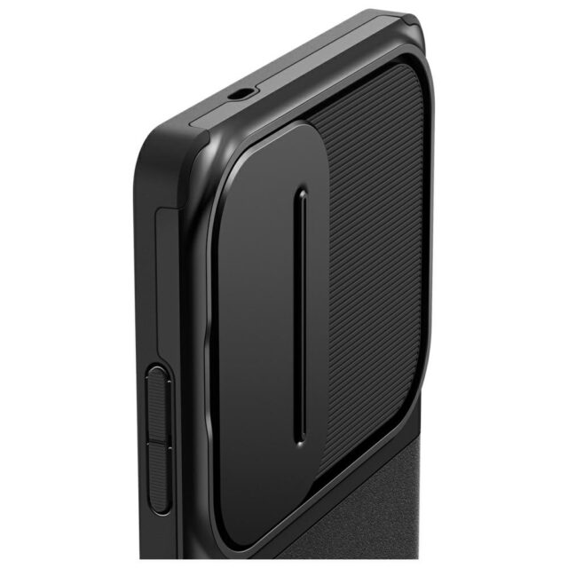 Spigen Optik Armor Case for Samsung Galaxy S25 Ultra Black - imagine 6