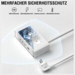 4smarts 6in1 65W GaN white extension cord - imagine 2