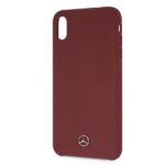 Mercedes MEHCI65SILRE iPhone Xs Max red hardcase Silicone Line - imagine 3