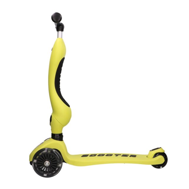 Extralink Kids Scooter Boss Ride Yellow - Children's Balance Bike - imagine 6