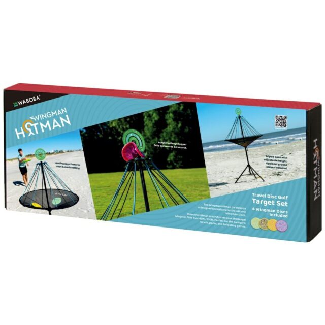 Waboba Hitman throwing disc game with basket - imagine 6