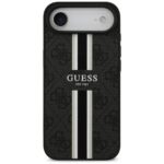 Case Guess 4G Printed Stripes MagSafe for iPhone Air black - imagine 3