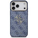Case Guess 4G Big 4G Classic Logo for iPhone 17 Pro Max blue gold - imagine 3