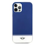 Mini MIHCP12MPCUBINA iPhone 12/12 Pro6,1" navy hard case Stripe Collection - imagine 3