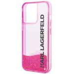 Karl Lagerfeld KLHCP14XLCKVF iPhone 14 Pro Max 6,7" pink hardcase Liquid Glitter Elong - imagine 6