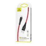 USAMS braided cable U41 microUSB 2m 2A red SJ396USB02 (US-SJ396) Fast Charge - imagine 8