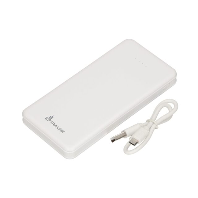 Extralink EPB-078W 10000mAh White | Powerbank | Power bank, USB-C - imagine 8