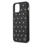 Mercedes MEHCP12MESPBK iPhone 12/12 Pro 6,1" black hardcase Silver Stars Pattern - imagine 6