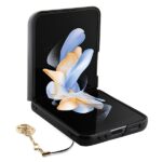 Guess GUHCZF5GF4GBR F731 Z Flip 5 brown hardcase 4G Charms Collection - imagine 4