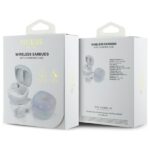 Guess Bluetooth headphones GUTWSJ144ESH TWS + docking station white Iridescent 4G Printed Logo - imagine 7
