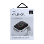 UNIQ Valencia Case Apple Watch Series 4/5/6/SE/SE3 44mm. titanium silver - imagine 4