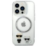 Karl Lagerfeld KLHMP14XHKCT iPhone 14 Pro Max 6,7" hardcase transparent Karl & Choupett - imagine 3