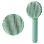 Self-Cleaning Pet Brush for Dogs and Cats Extralink Pets, Ergonomic Comb pet-816 - imagine 2